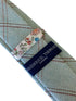 mint pale pastel green tweed check  wool tie